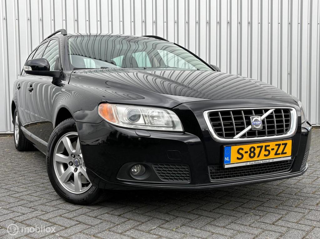 Volvo V70 2.5T Momentum | Aut | leder | Youngtimer | 2008 |, Zwart, 1574 kg, Leder en Stof, Traction-control
