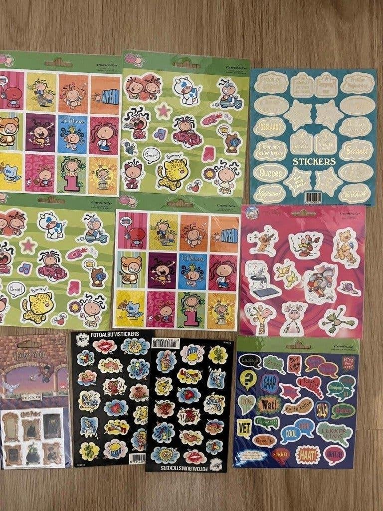 stickervellen, Ophalen, Plaatje