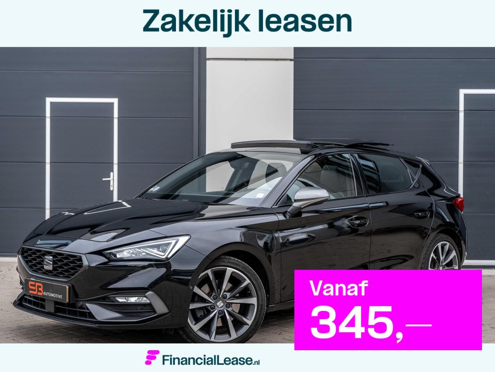 Seat Leon 1.4 TSI eHybrid PHEV FR Memory|Stuurverw|Pano|VOL!, Dealer onderhouden, Leon, Zwart, Plug-in hybride