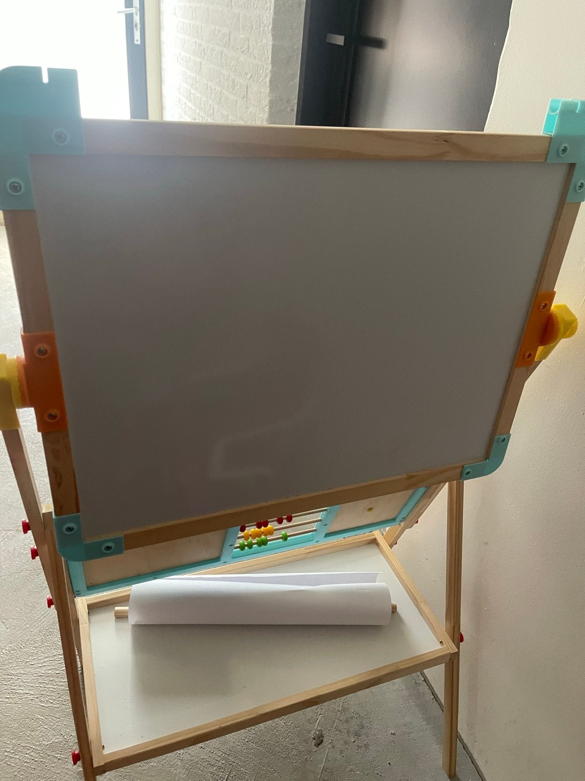 Speelbord: Schrijfbord met letters, cijfers en telraam, Ophalen, Gebruikt, Taal en Lezen