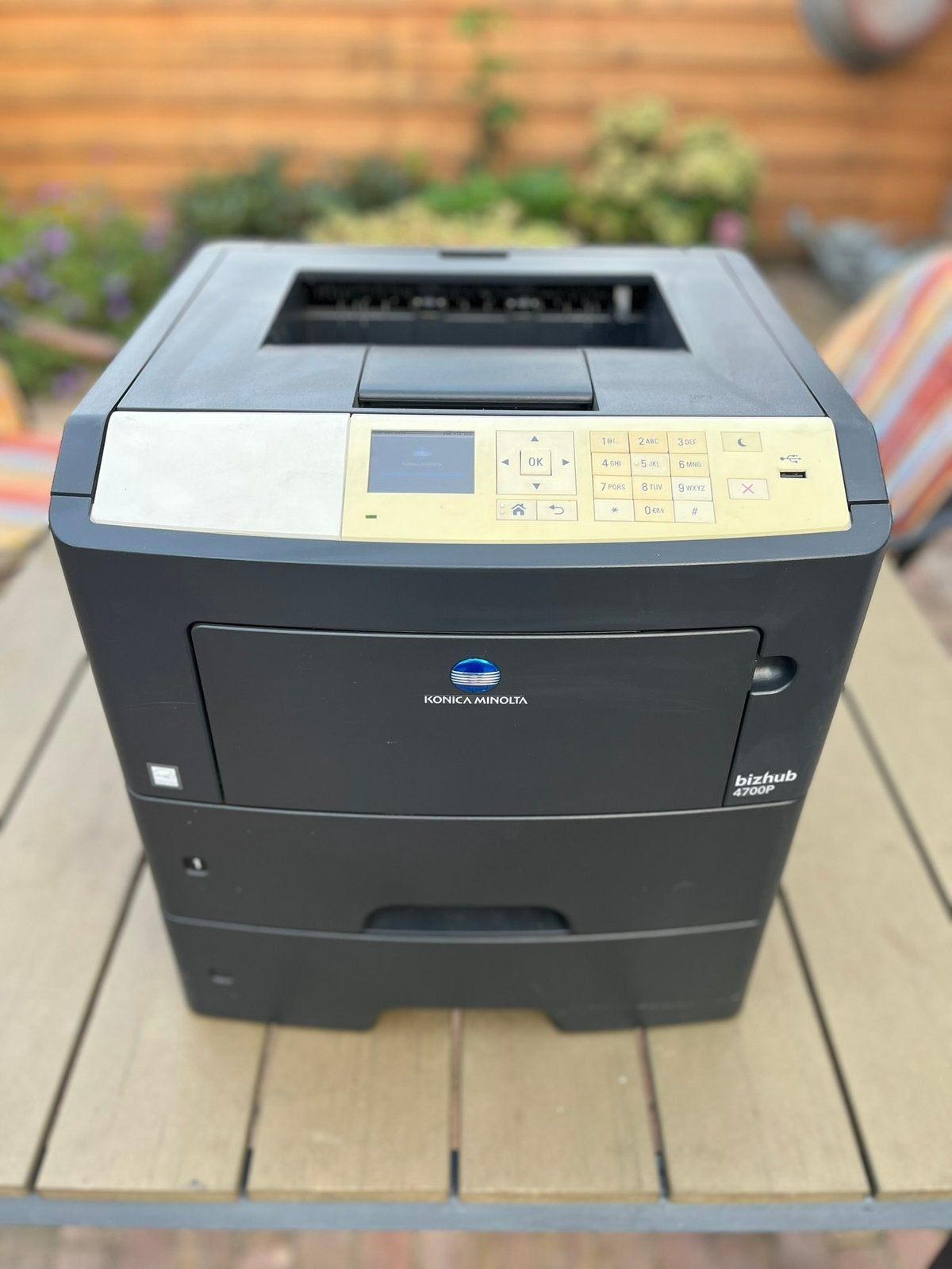 Konica minolta zwart wit laser printer 47 prints per minuut, Computers en Software, Printers, Ophalen, Zwart-en-wit printen, Gebruikt
