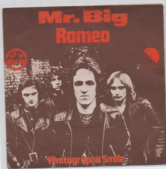 Mr. Big- Romeo, Cd's en Dvd's, Vinyl Singles, Gebruikt, Verzenden, 7 inch, Fotohoes