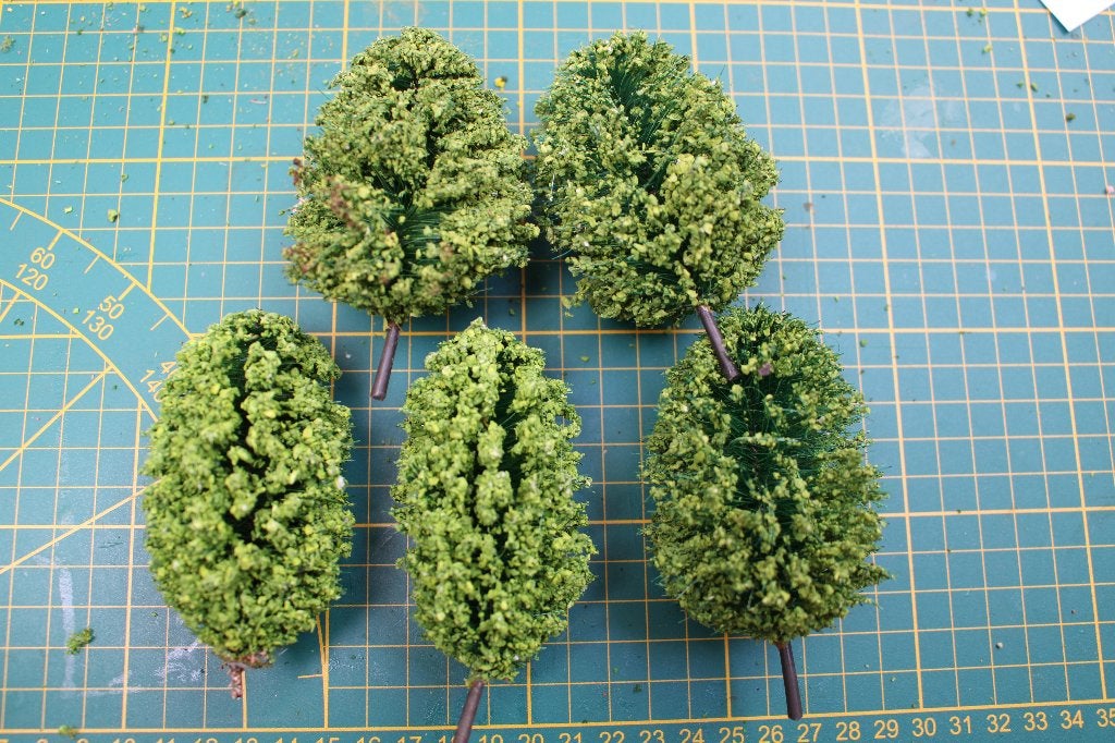 bomen   lot   19  , 5  stuks, Hobby en Vrije tijd, Modeltreinen | H0, Ophalen of Verzenden, Gelijkstroom of Wisselstroom, Natuur