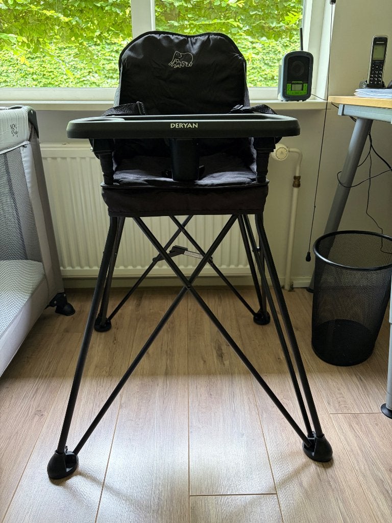Kinderstoel (camping), Ophalen, Nieuw, Inklapstoel, Gordel(s)
