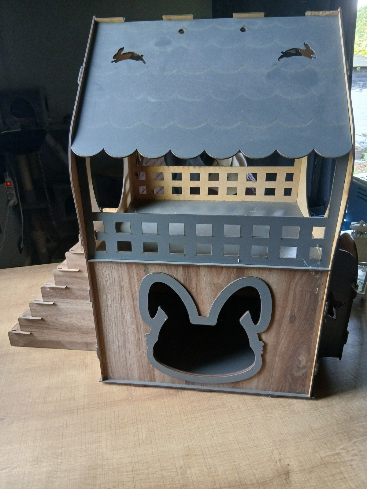 Huisje voor konijn, Dieren en Toebehoren, Ophalen, Zo goed als nieuw