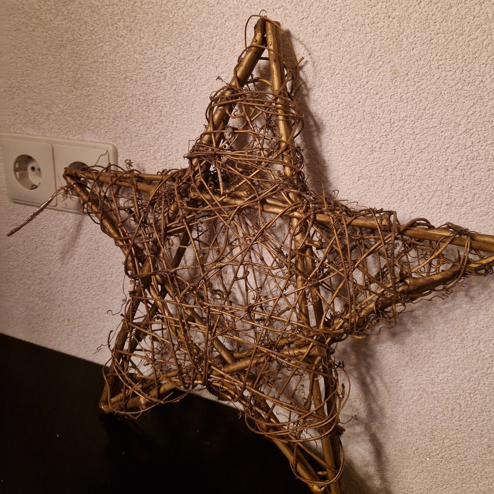 kerstster goud, Ophalen of Verzenden
