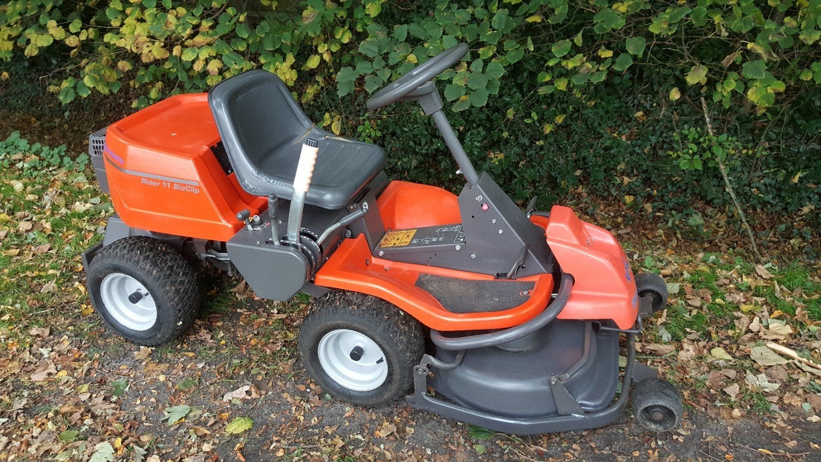 Nette husqvarna rider 11 frontmaaier mulcher, Tuin en Terras, Ophalen, Gebruikt, HUSQVARNA, 90 tot 120 cm
