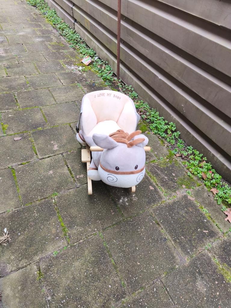 BabyGo Hobbeldier Ezel - Zo Goed Als Nieuw, Kinderen en Baby's, Ophalen of Verzenden, Zo goed als nieuw