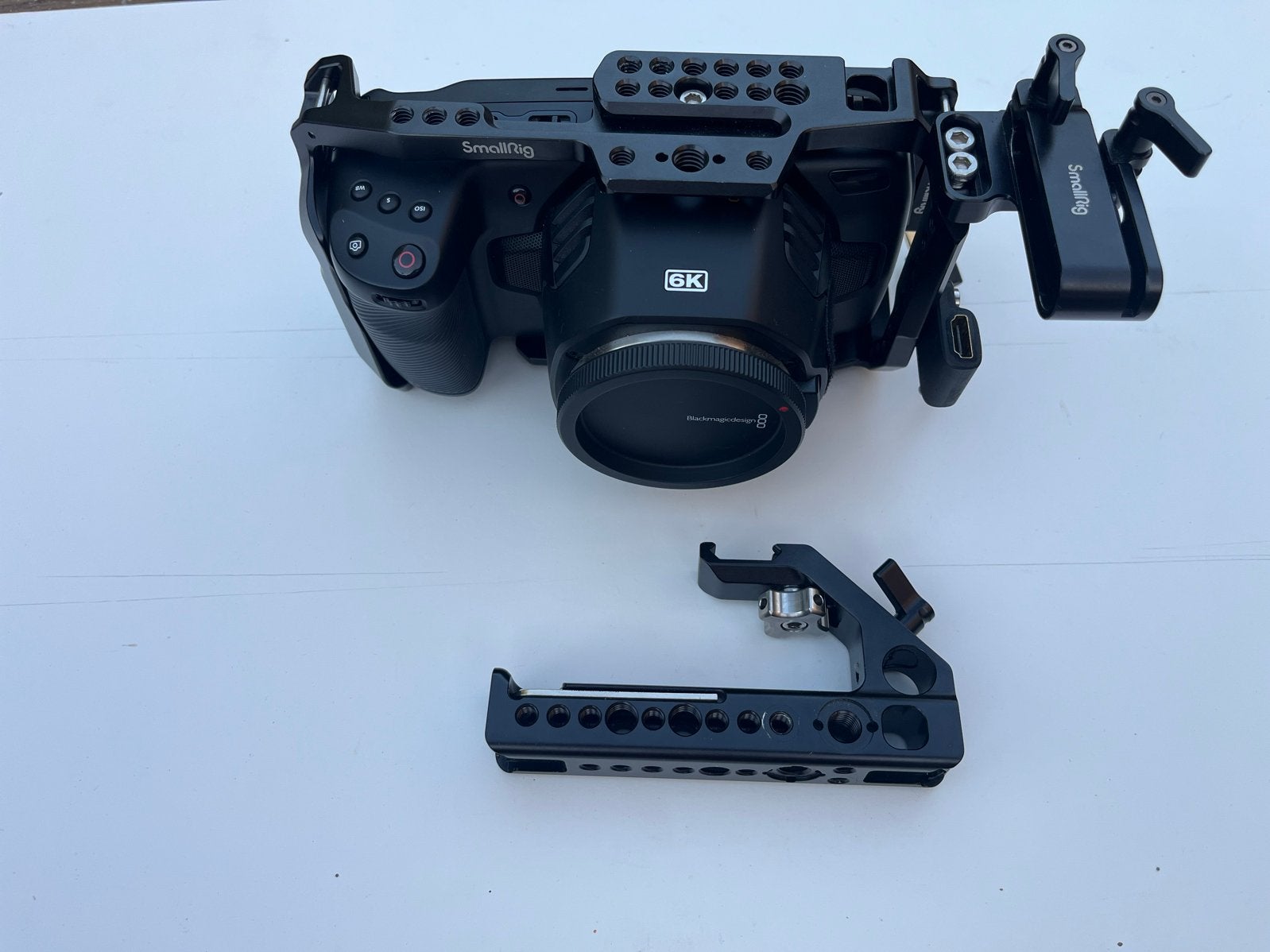 Blackmagic Pocket 6K met SmallRig Cage, Full HD, Gebruikt, Overige soorten, Minder dan 8x