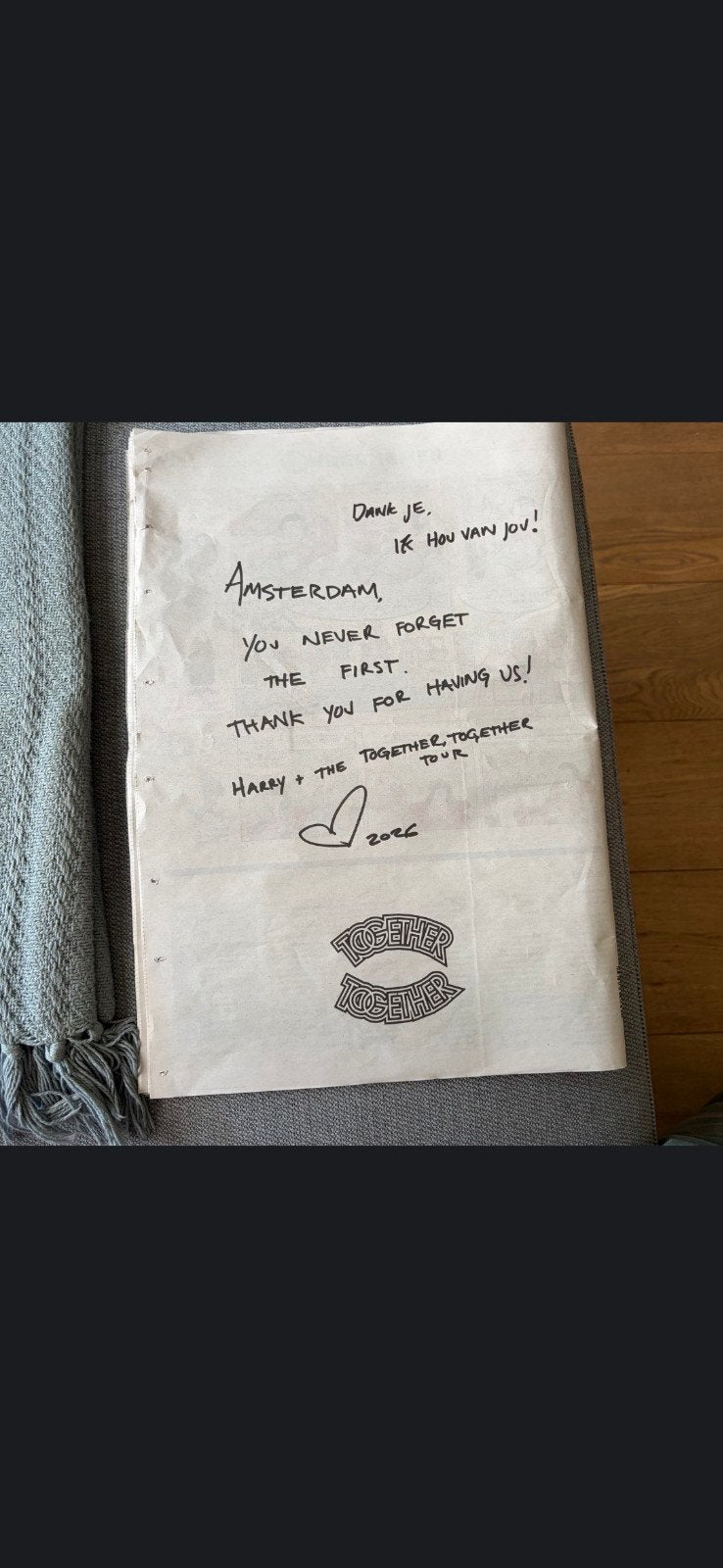 Harry Styles Parool, Ophalen of Verzenden