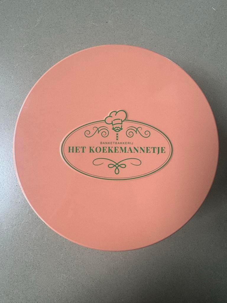 Het Koekemannetje Amsterdam Koektrommel + tasje, Ophalen of Verzenden, Zo goed als nieuw