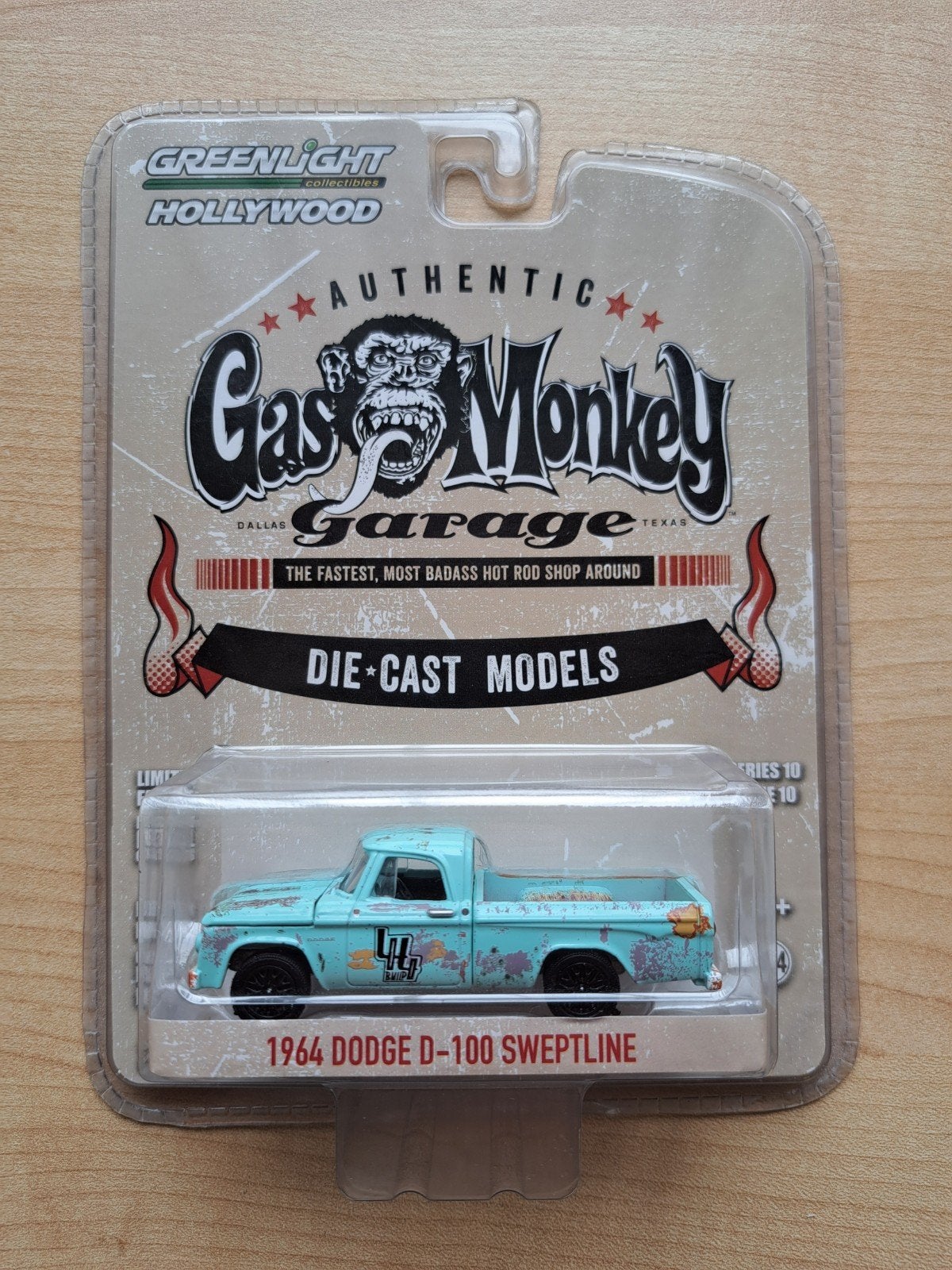 Greenlight 1964 Dodge D-100 Sweptline Gas Monkey Garage, Verzenden, Nieuw, Auto