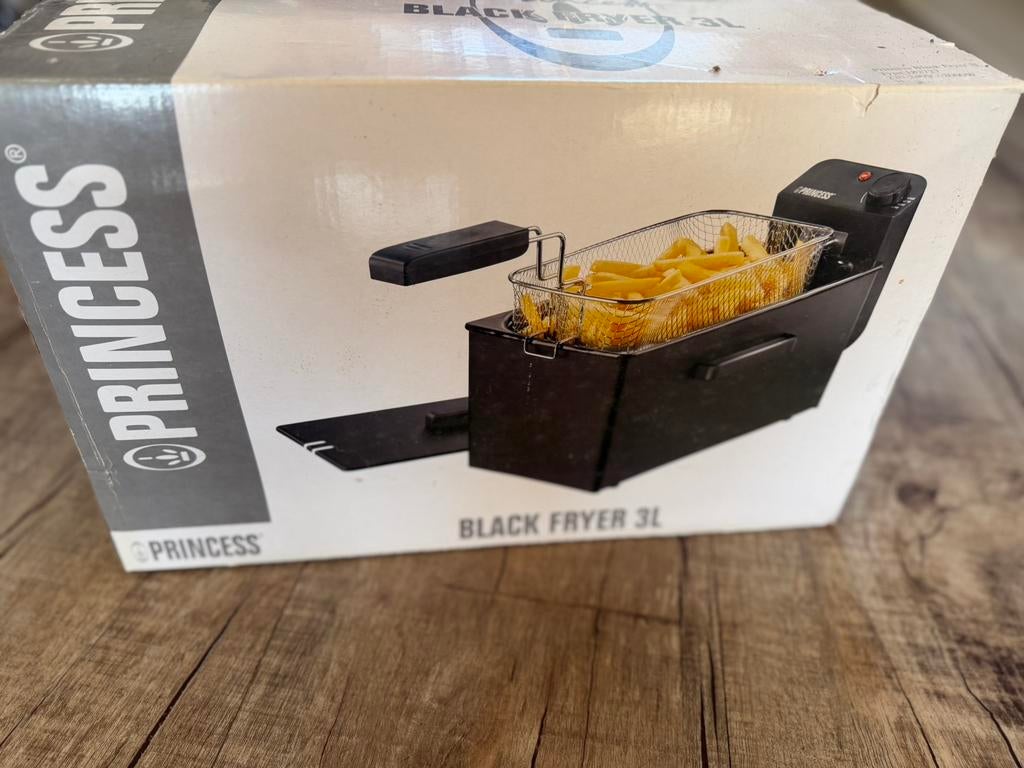 Princess Black Fryer | 3 Liter | Nieuw in doos, Ophalen, Nieuw