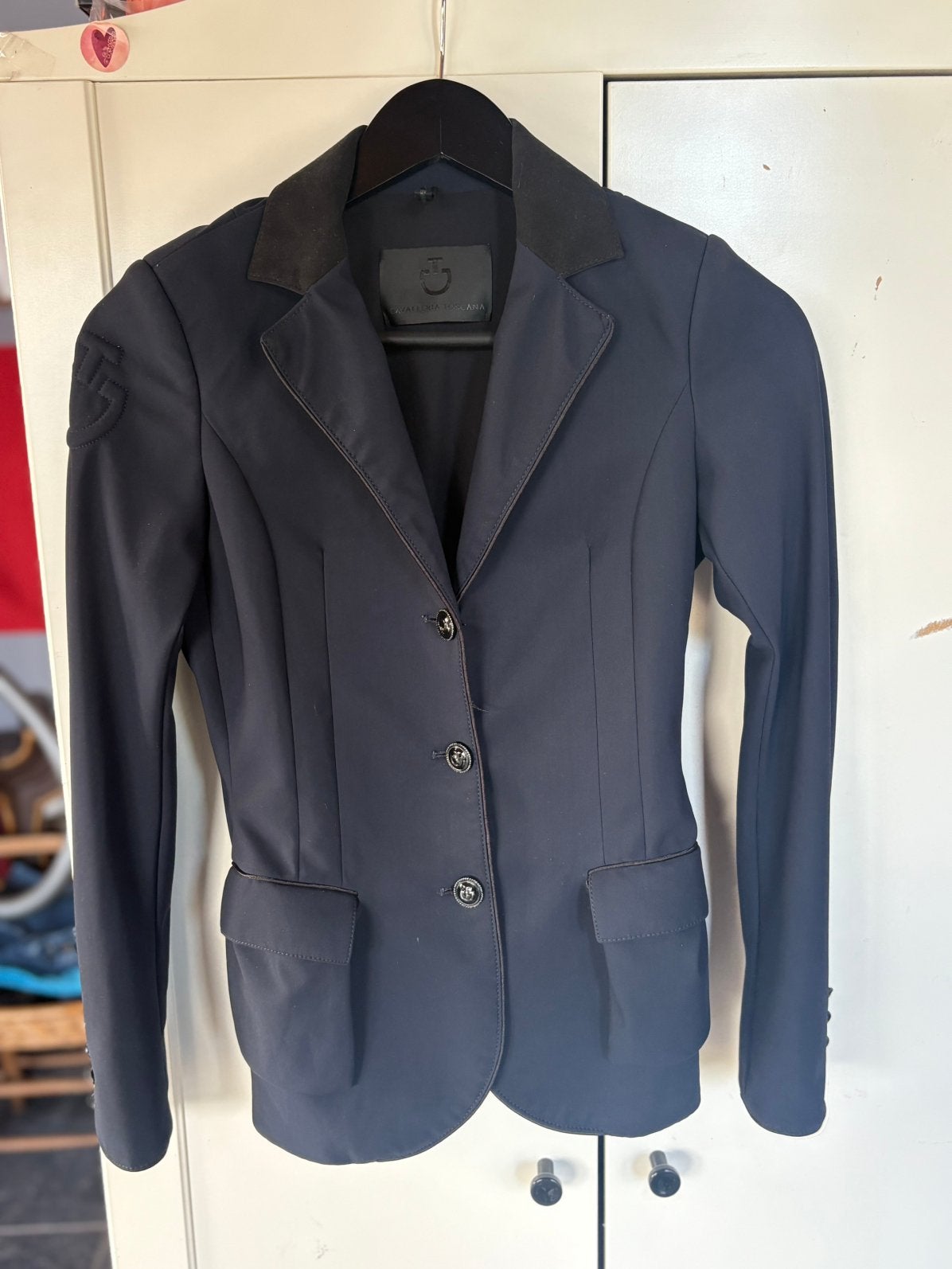 Super netjes cavaleria toscana rij jasje, Dieren en Toebehoren, Blauw, Overige schoenmaten, Ophalen of Verzenden, Dames