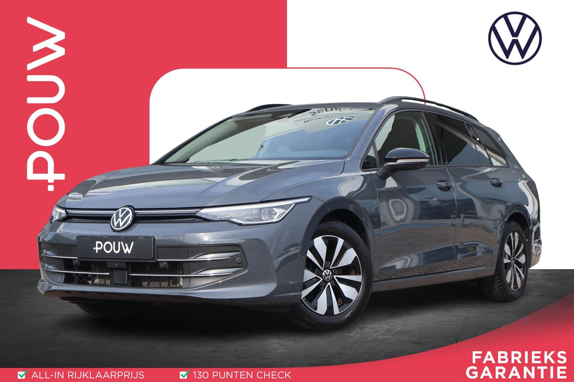 Volkswagen Golf Variant 1.5 eTSI 150pk DSG Life Edition | Tr, Auto's, 12 maanden, Stof, 4 cilinders, 19 km/l