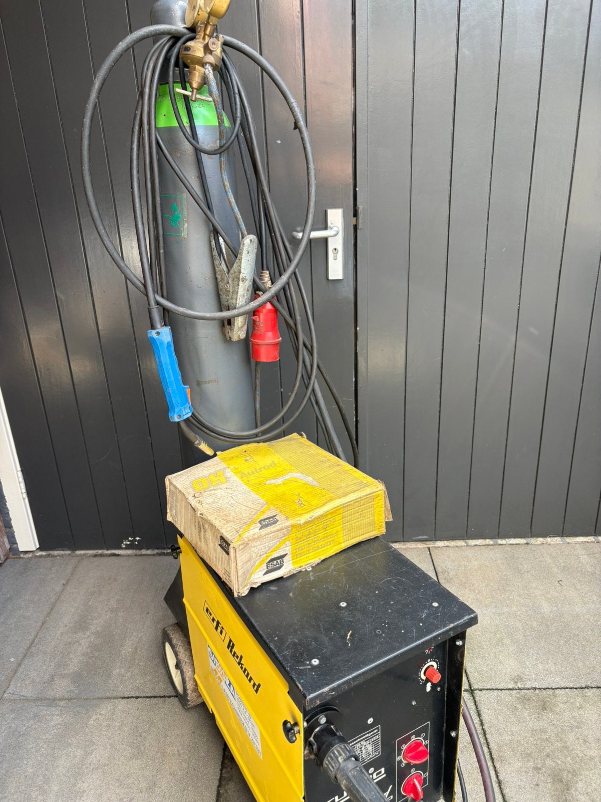 MIG lasapparaat, 380 v.erfi record turbo super mig 800, Ophalen, Zo goed als nieuw, 250 ampère of meer, Co2