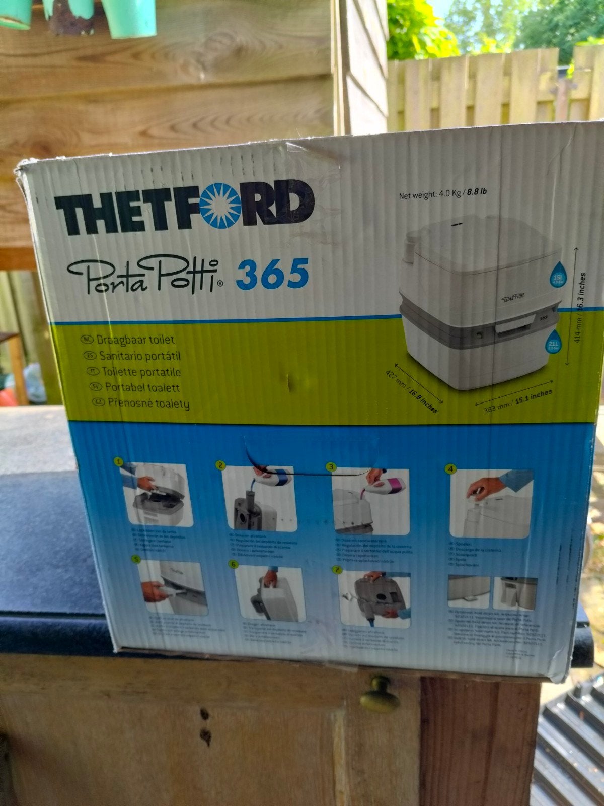 The Ford wc, Ophalen