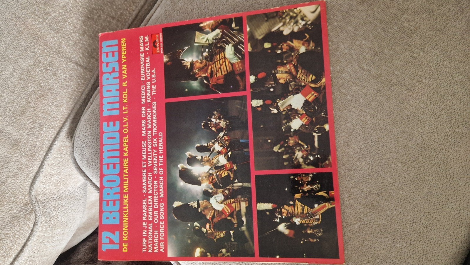 LP: 12 Beroemde Marsen - Koninklijke Militaire Kapel, Cd's en Dvd's, LP, Gebruikt, Overige genres, Ophalen of Verzenden