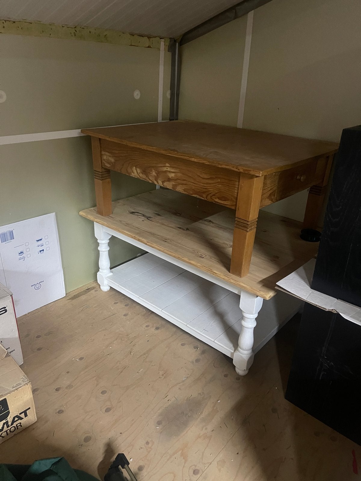 Grenen salontafel, Huis en Inrichting, Tafels | Salontafels, Ophalen, 50 – 75, Gebruikt, 100 tot 150 cm