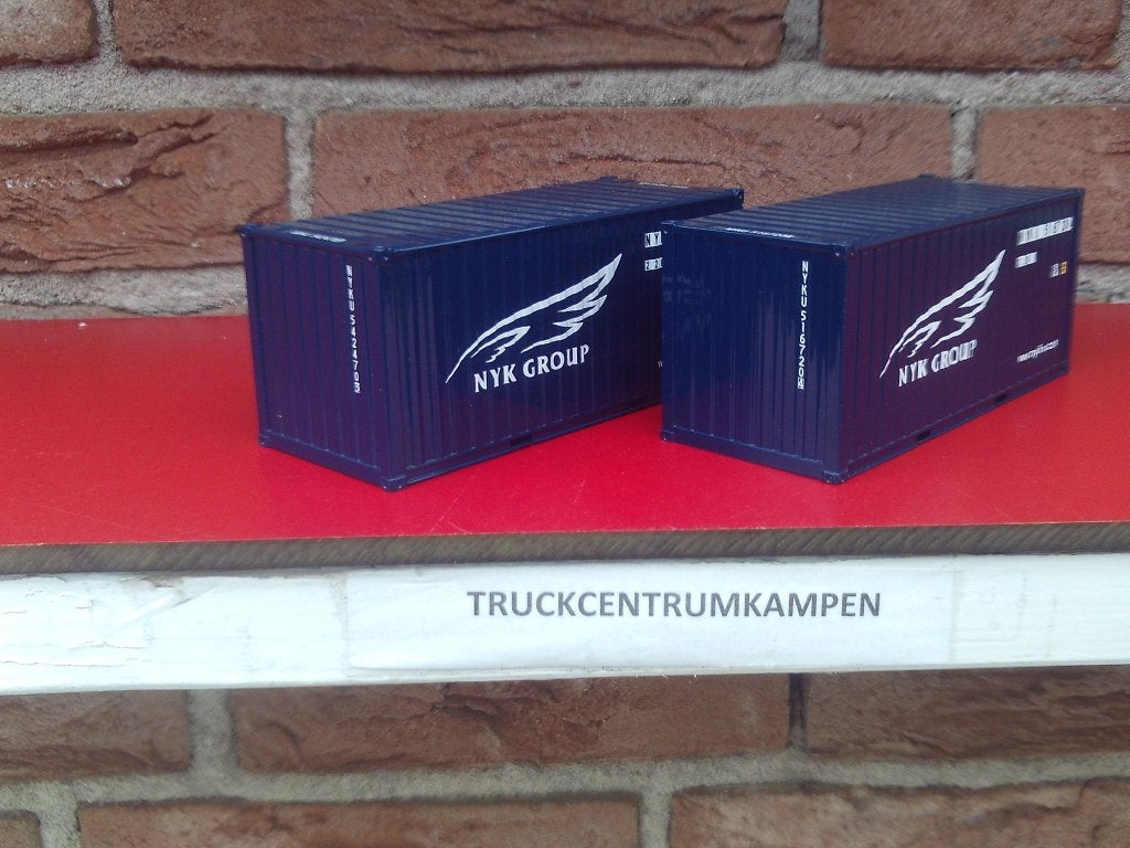 WSI  2 x 20  FT  Containers  van  Nyk  Logistics., Ophalen of Verzenden, Nieuw, Bus of Vrachtwagen, Wsi