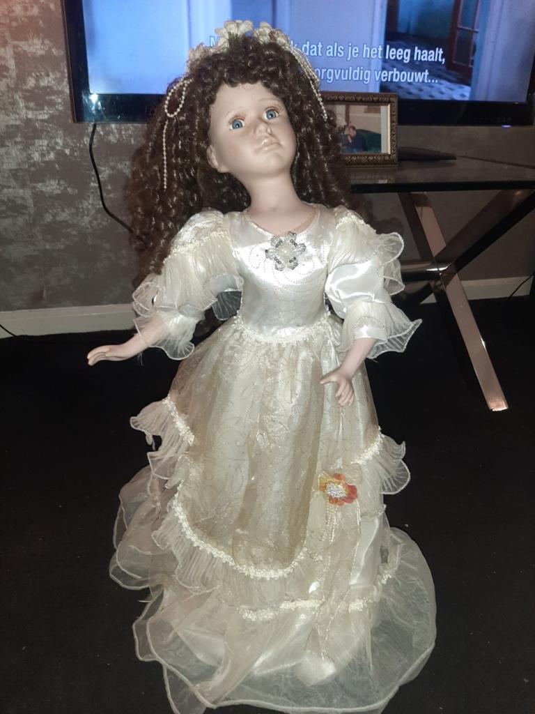 Porseleinen pop Vintage Sissy, Ophalen of Verzenden, Zo goed als nieuw, Pop