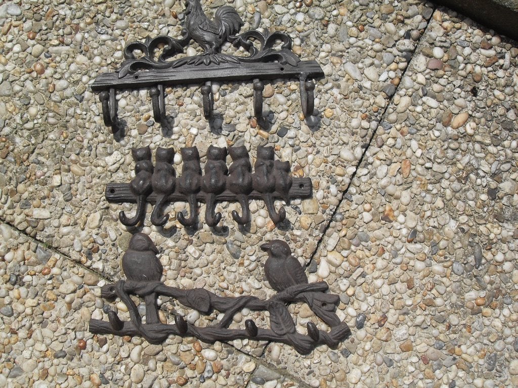 gietijzeren sleutelhangers kleerhanger, Ophalen of Verzenden