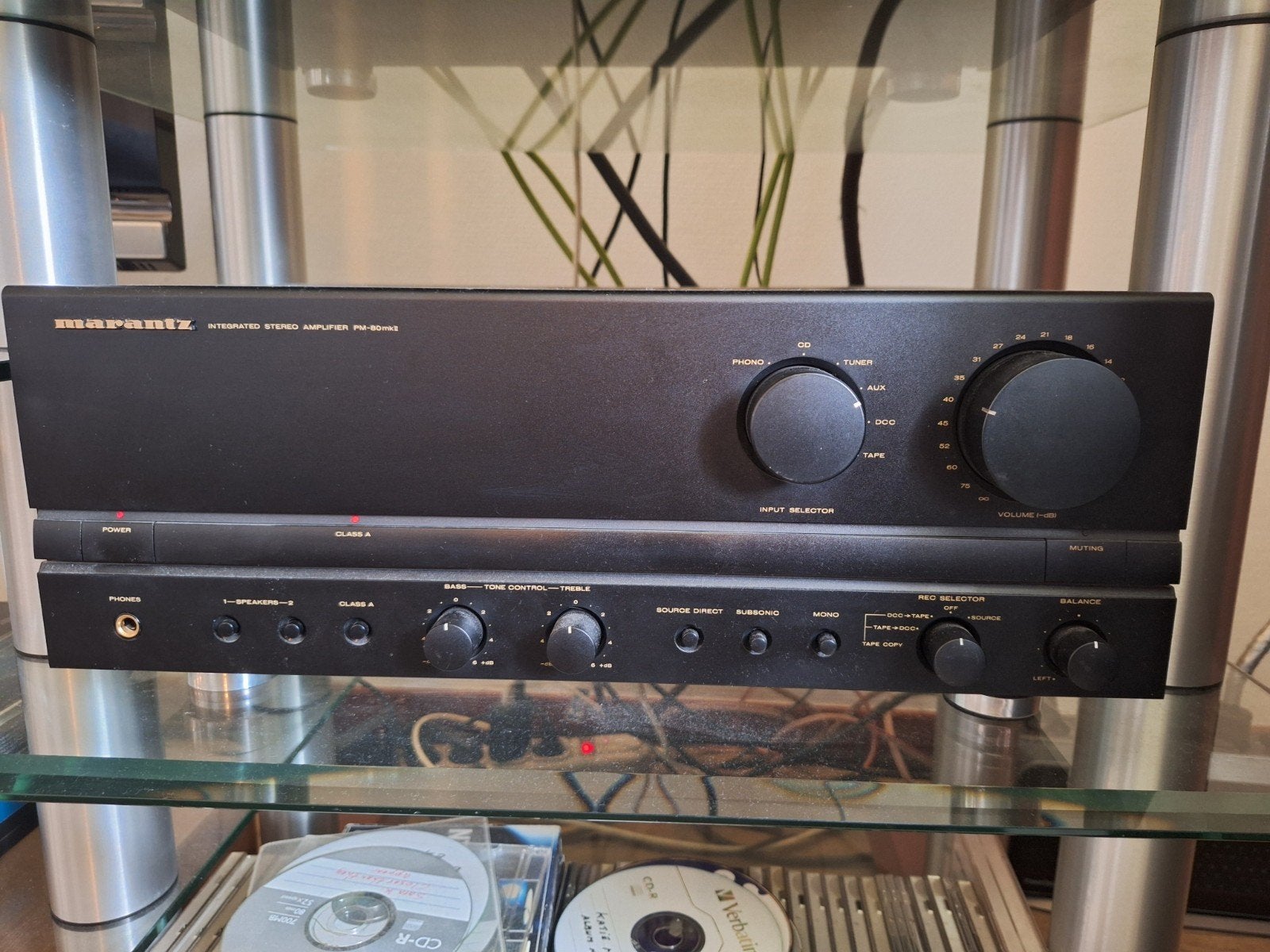 Marantz PM-80 MKII Geïntegreerde Stereo Versterker, Marantz, Ophalen of Verzenden, Zo goed als nieuw, 120 watt of meer