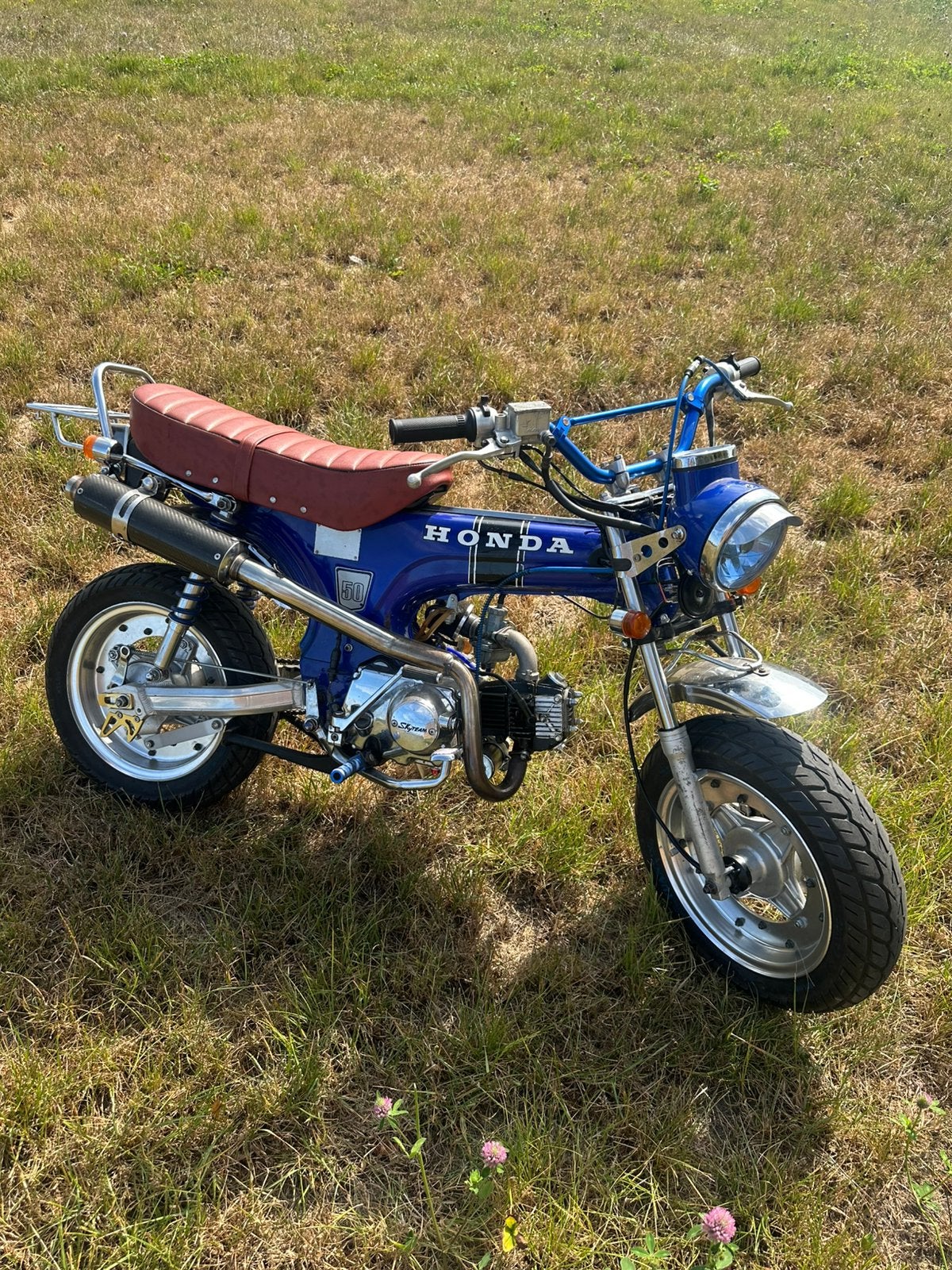 Skyteam Dax 50cc, Fietsen en Brommers, Ophalen, Maximaal 45 km/u, Zo goed als nieuw, 4 versnellingen