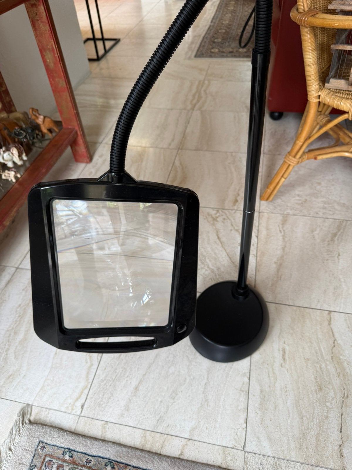 Loeplamp zwart, Hobby en Vrije tijd, Ophalen of Verzenden, Loeplamp