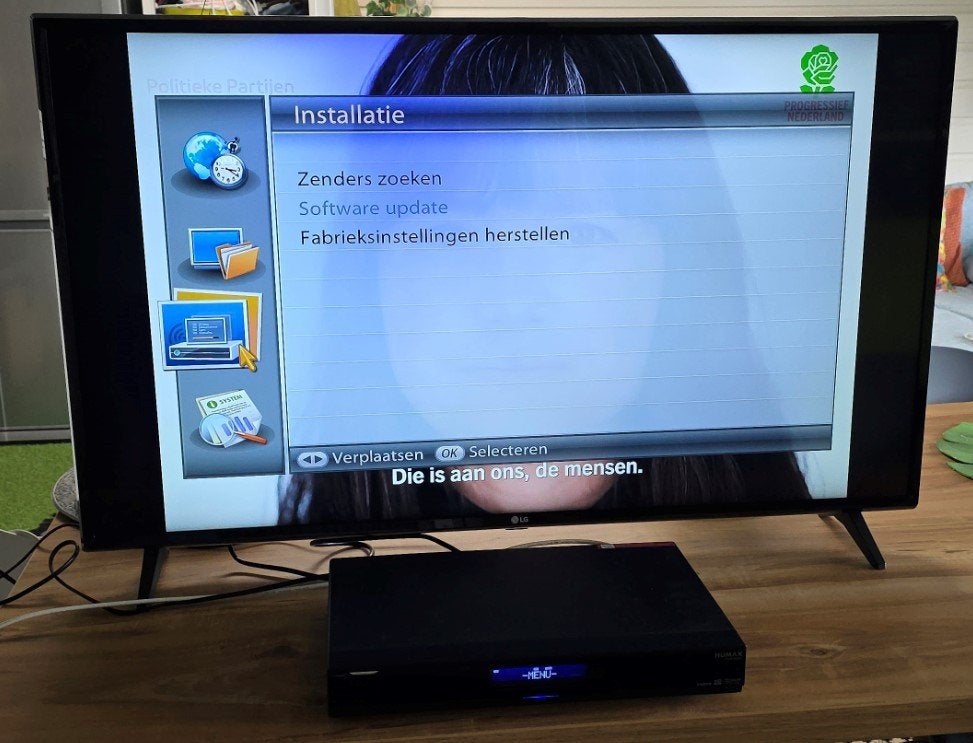 Humax Ziggo ontvanger/Recorder, Opslag HD 320 GB, Ophalen