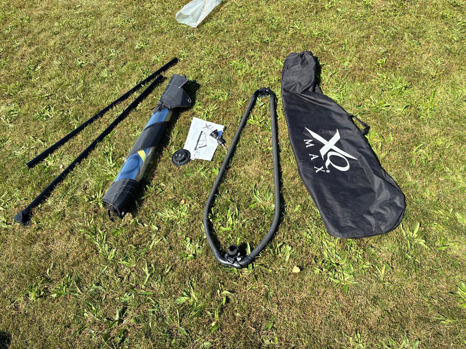 Compleet kinder windsurf tuigage 2m2 - XO Max, Watersport en Boten, Windsurfen, Met giek, Minder dan 3.5 m², Zo goed als nieuw