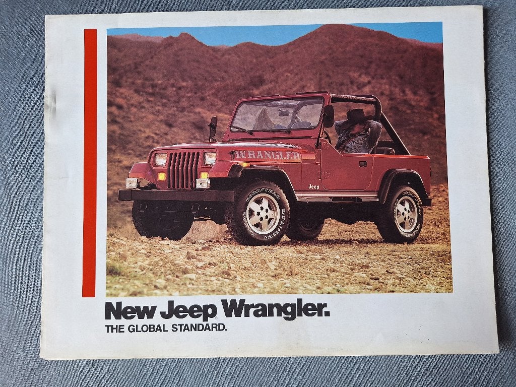 Brochure JEEP WRANGLER - 1986 USA, Verzenden, Gelezen, Overige merken