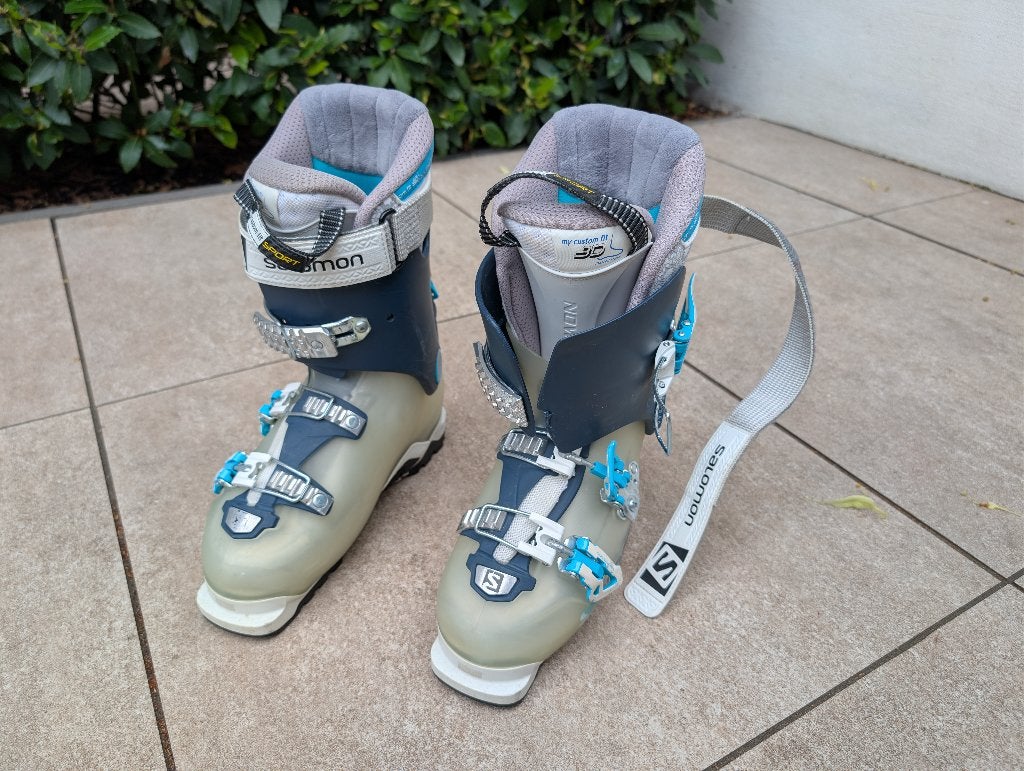 Salomon Skischoenen maat 25.5, Sport en Fitness, Ophalen, 160 tot 180 cm, Gebruikt, Schoenen