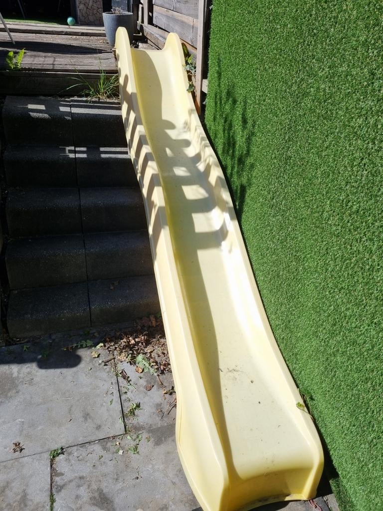 Glijbaan geel 2.5 meter, Ophalen, Gebruikt