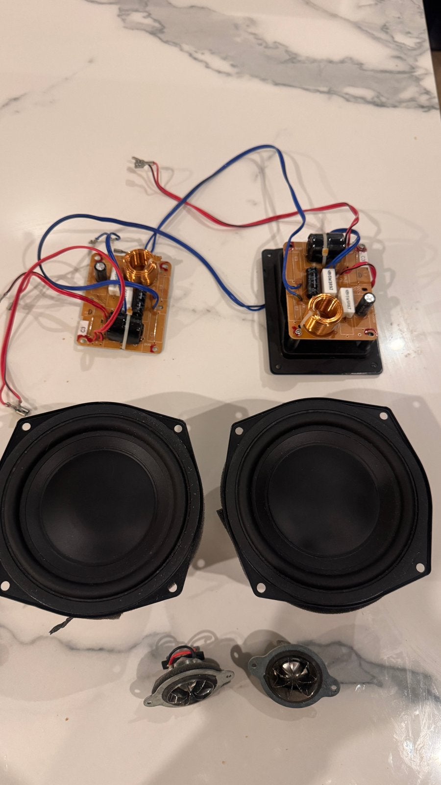 Kef C3 - woofers tweeters en filters., Ophalen of Verzenden, Gebruikt