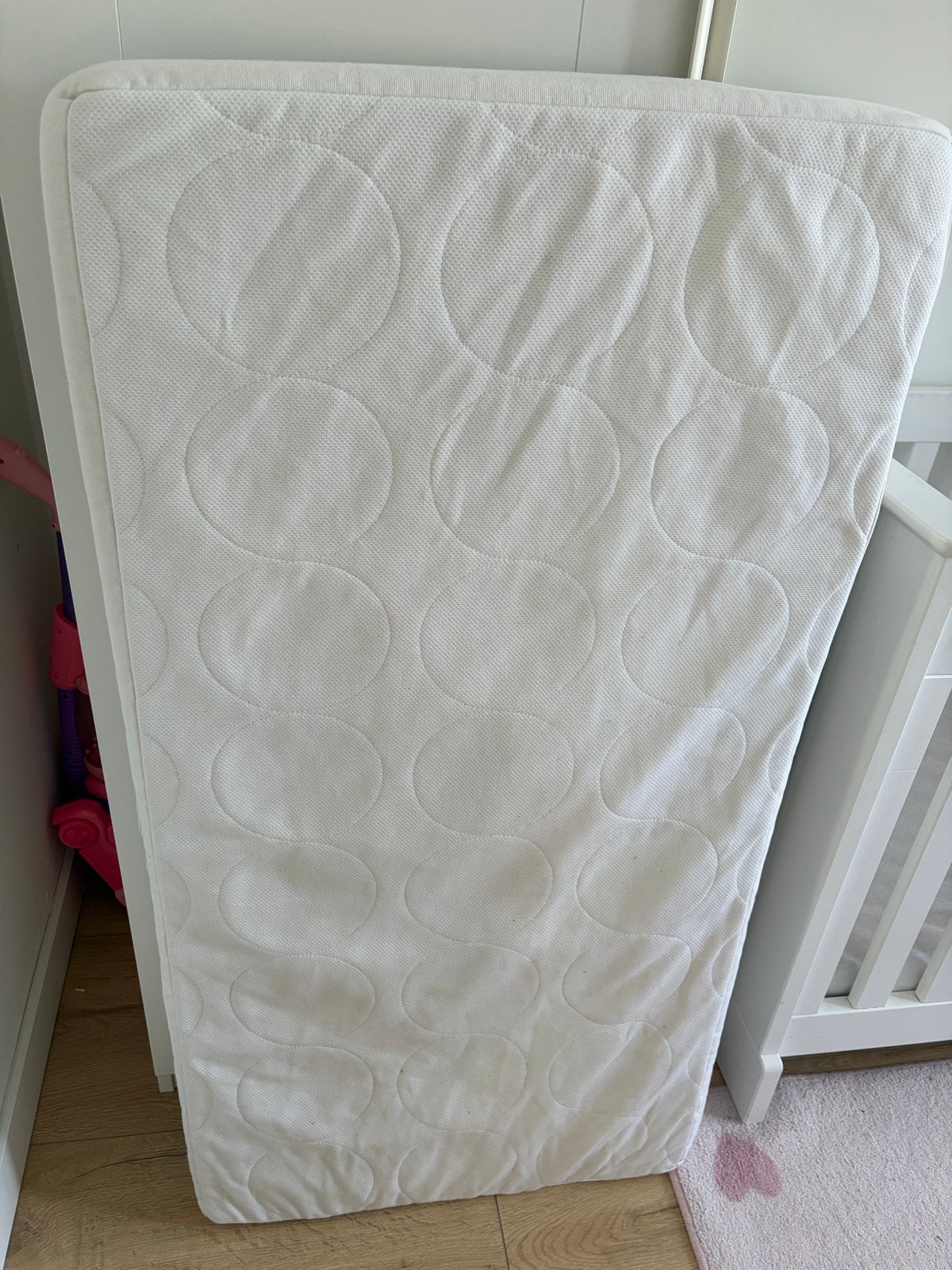 IKEA babybed matras 60x120 cm, Ophalen of Verzenden, Zo goed als nieuw, Matras, 200 cm