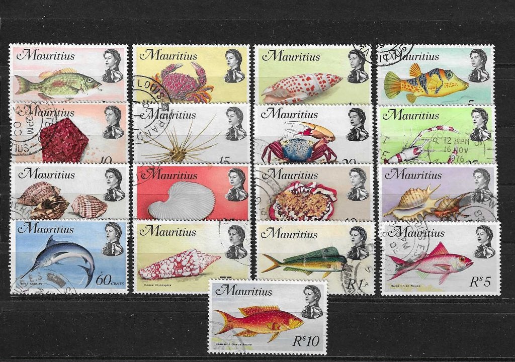 Mauritius vogelserie en selfgovernment, Postzegels en Munten, Postzegels | Afrika, Ophalen of Verzenden, Overige landen, Gestempeld