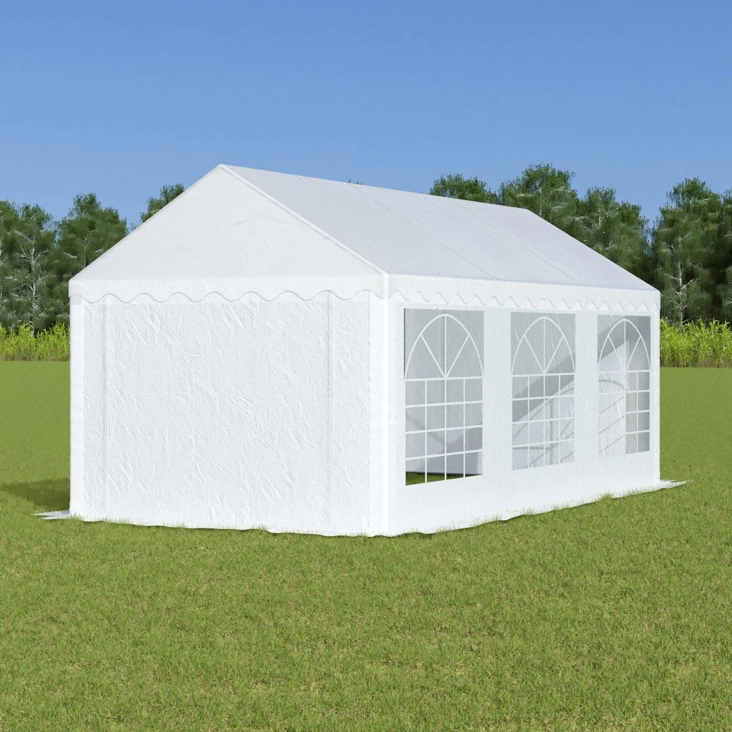 Partytent 3x6 meter - Stevige buizen, gebruikt maar goed, Ophalen, Gebruikt, Opvouwbaar, Partytent