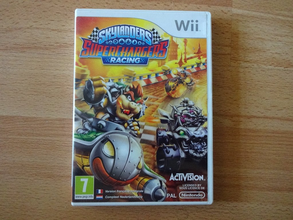 Wii Skylanders SuperChargers Racing , Nintendo Wii Game, Gebruikt, Racen en Vliegen, 2 spelers, Ophalen of Verzenden