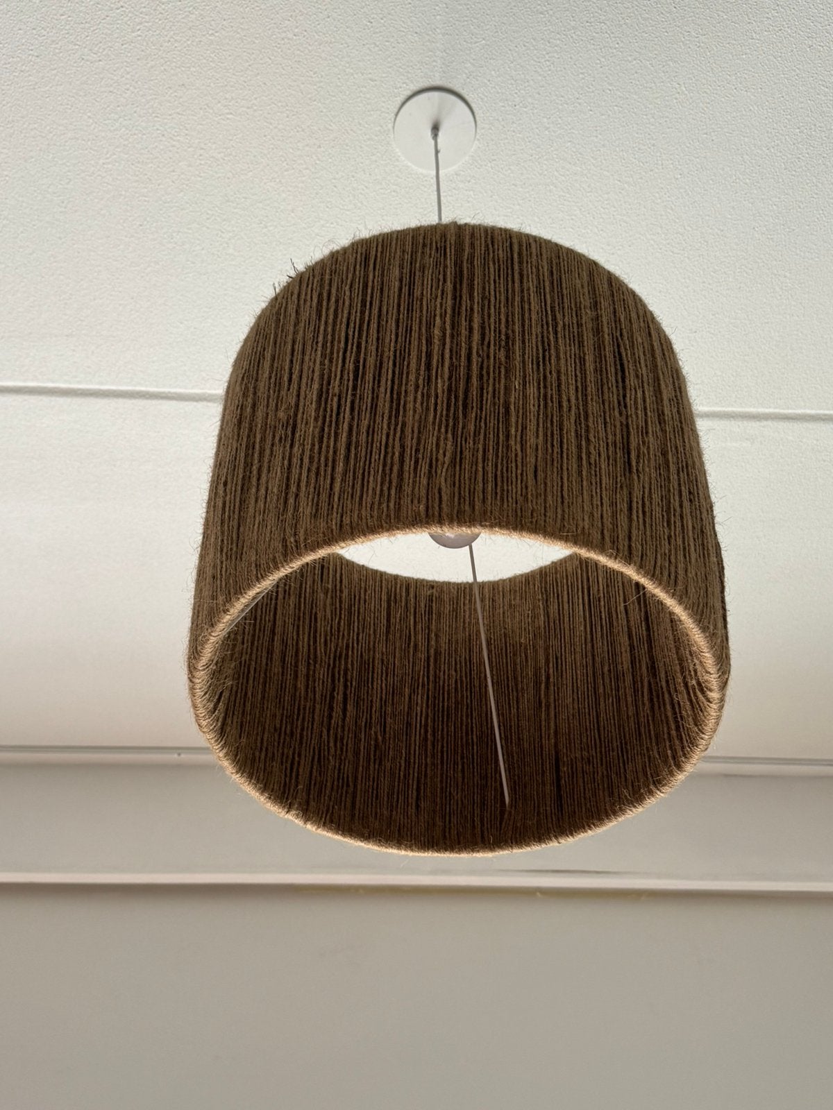 Hanglamp | naturel jutevezel, Ophalen, Zo goed als nieuw