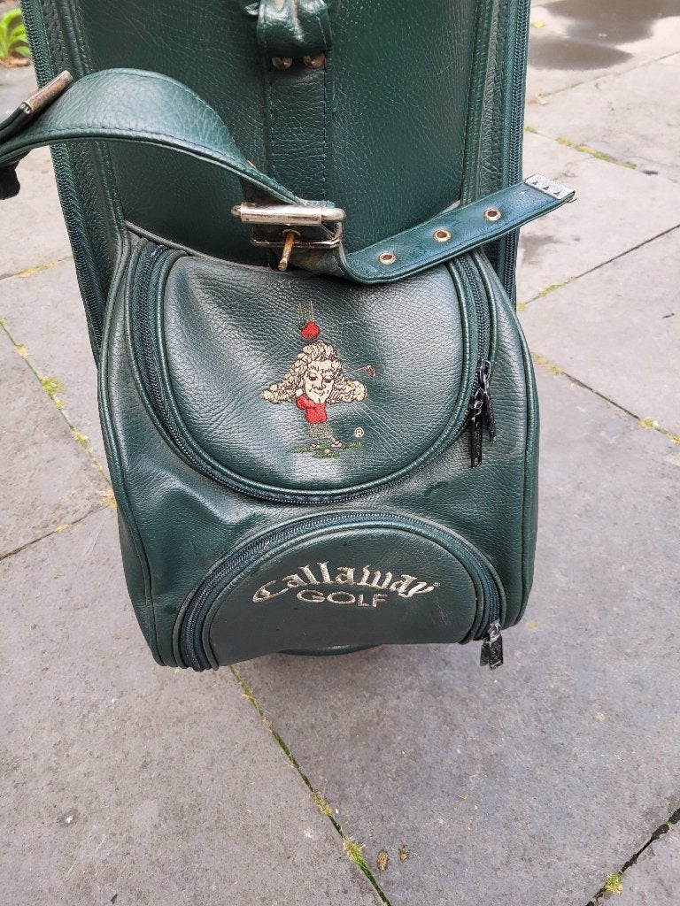 Vintage Callaway Big Bertha golftas – groen – jaren 90, Sport en Fitness, Golf, Ophalen, Gebruikt, Tas, Callaway