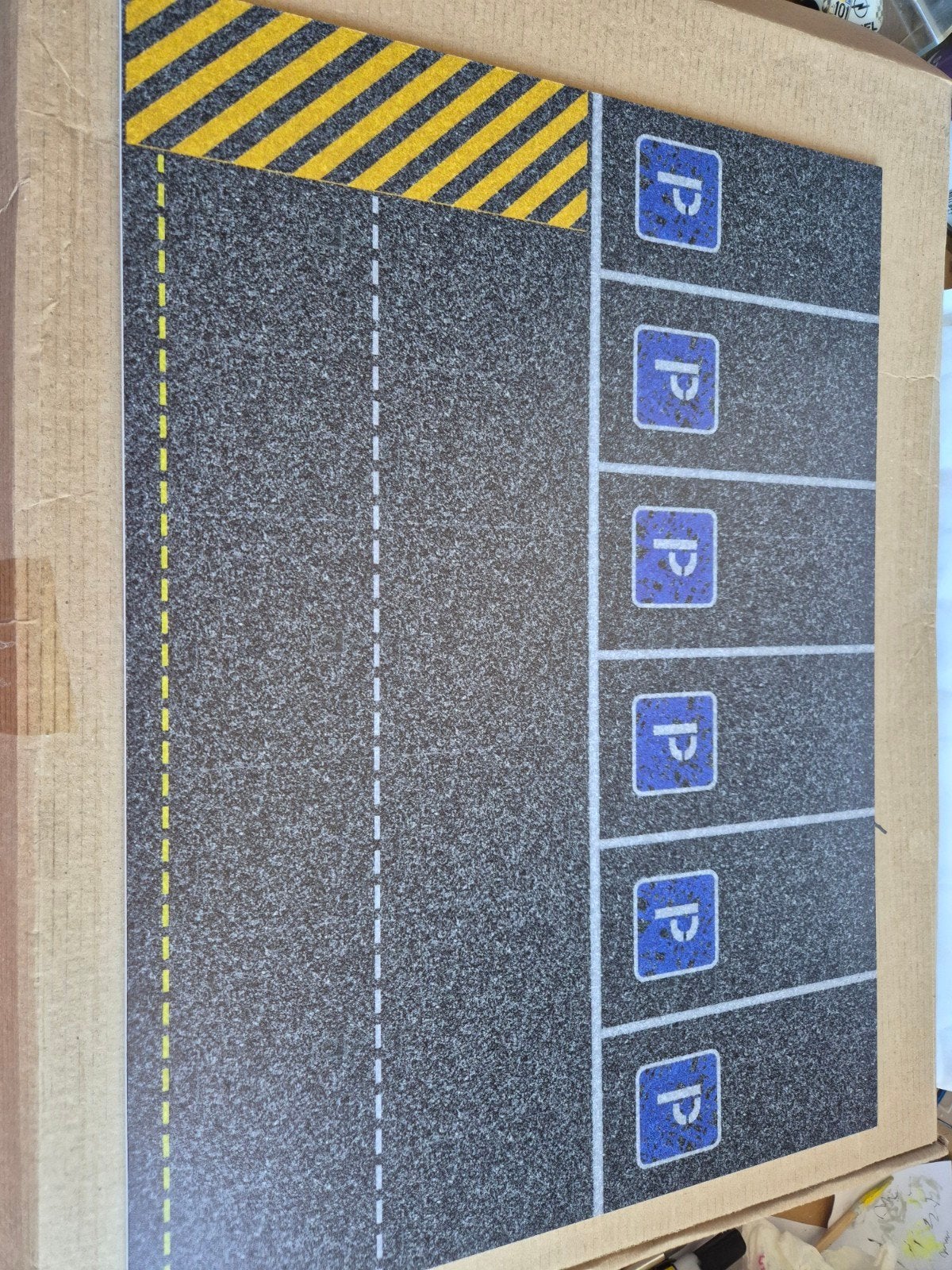 Diorama ondergrond voor garage of taxistandplaats, Ophalen of Verzenden, Nieuw, 1:35 tot 1:50, Diorama