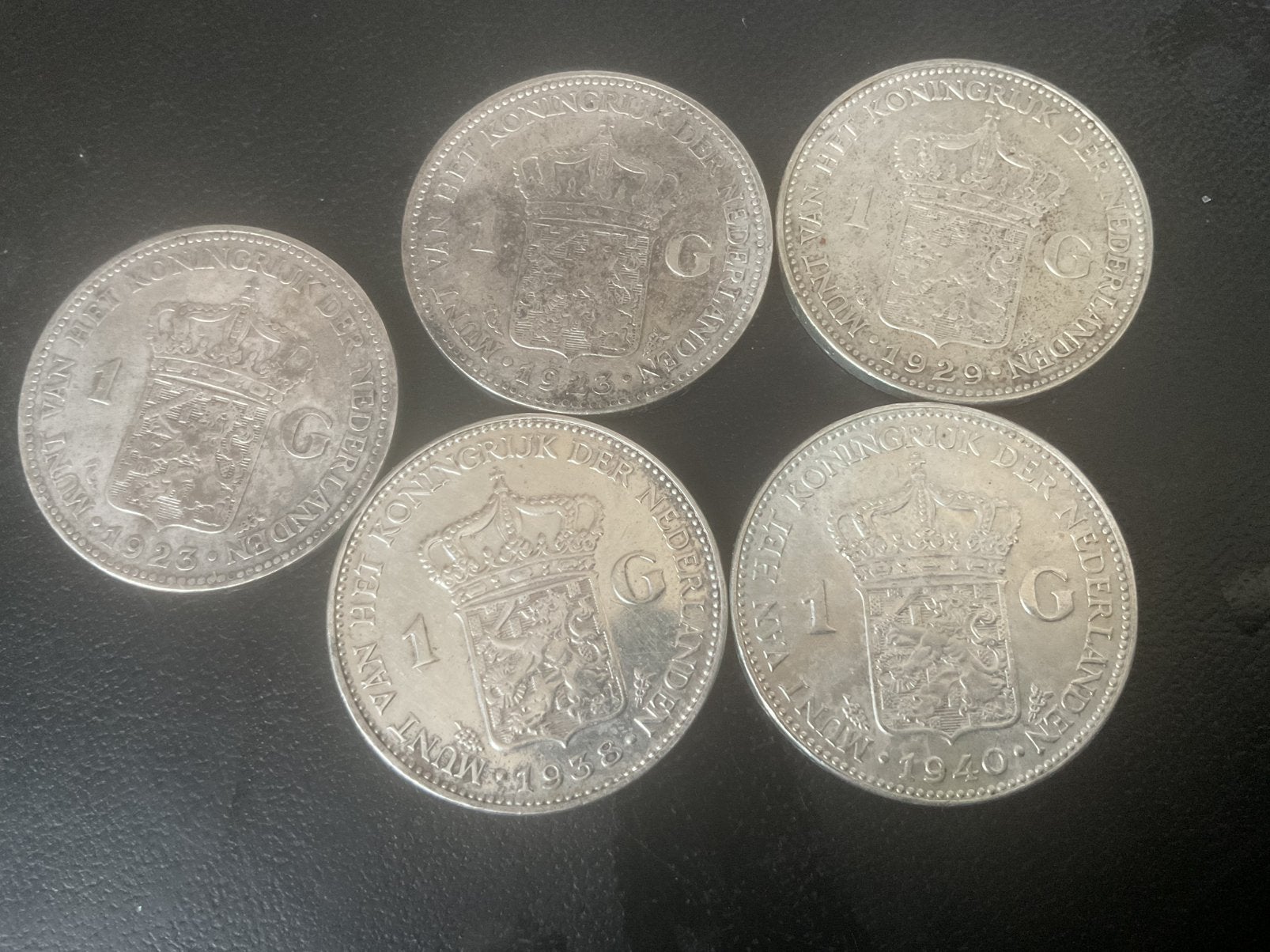 Oude zilveren guldens div jaartallen, Ophalen of Verzenden, Koningin Juliana, 1 gulden