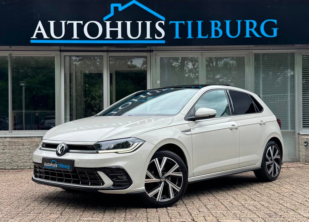 Volkswagen Polo 1.0 TSI 2x R-Line DSG Pano IQ ACC BTW, Automaat, Gebruikt, 95 pk, Origineel Nederlands