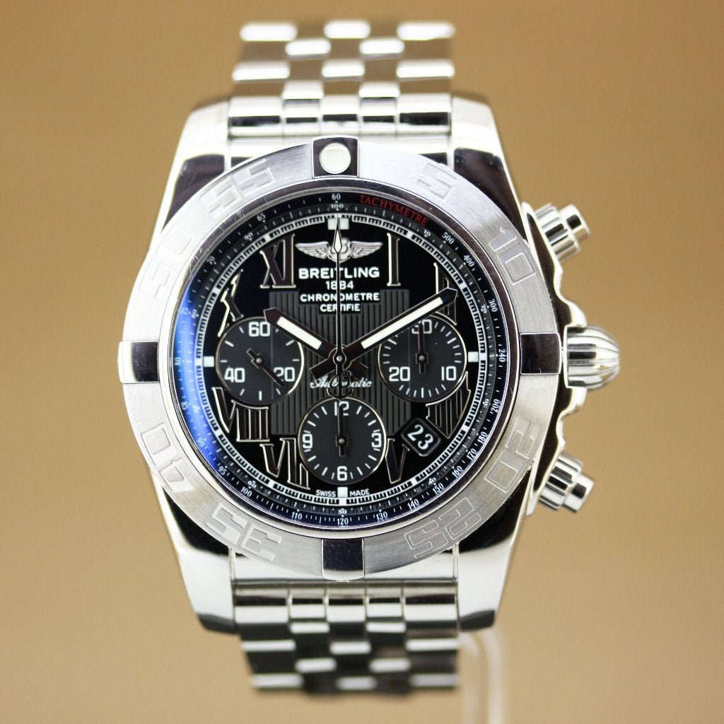 Breitling Chronomat 44 AB0110 2011, Staal, Gebruikt, Staal, Breitling