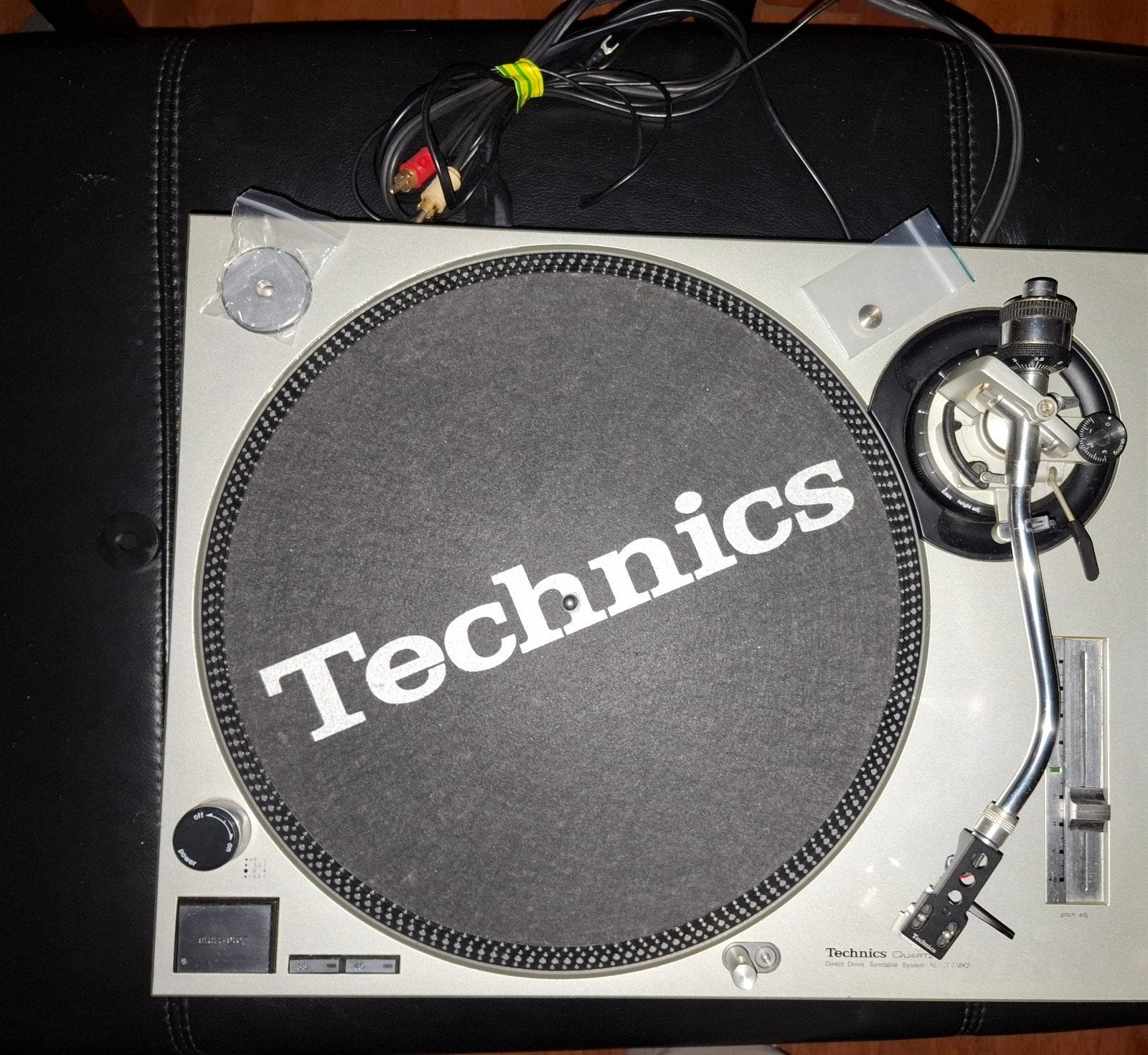 Technics SL-1200MK2 Direct Drive Platenspeler, Ophalen, Gebruikt, Pitch-regelaar, Platenspeler