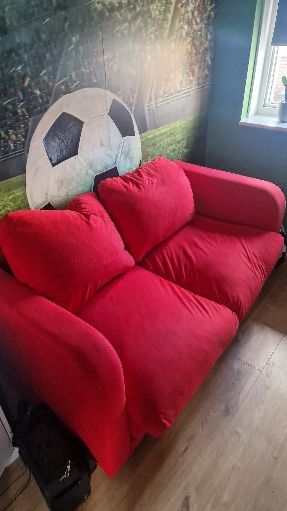 Slaapbank, Huis en Inrichting, Slaapkamer | Slaapbanken, Ophalen, Tweepersoons, 140 cm, Zo goed als nieuw