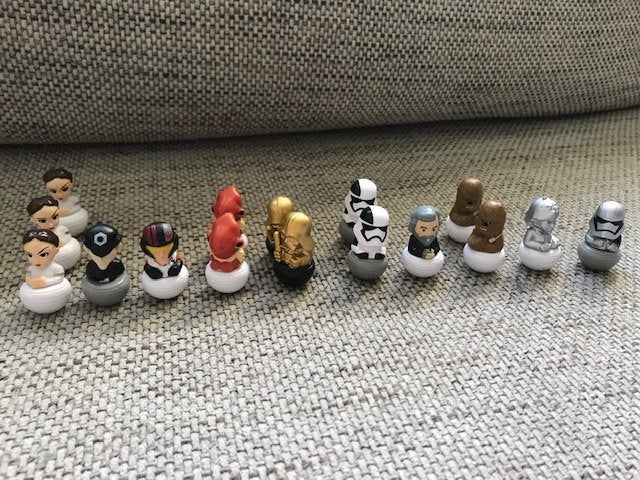 Star Wars Rollinz 16 stuks van supermarkt Emte, Ophalen of Verzenden, Gebruikt