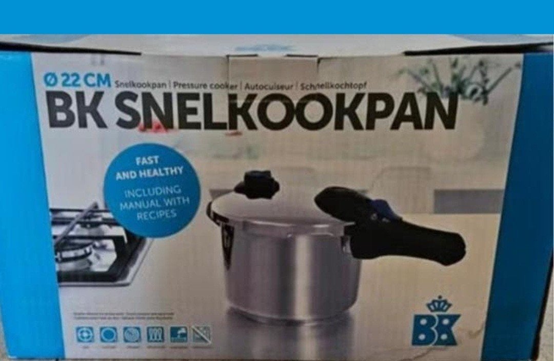 Nieuw BK Snelkookpan 6 liter - Nog 2 beschikbaar, Kookpan of Snelkookpan, Nieuw, Ophalen of Verzenden, Rvs