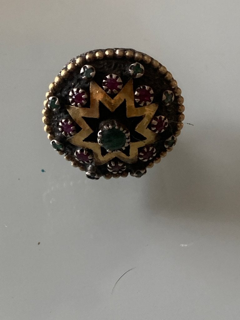 Goud ring, Ophalen of Verzenden, Goud, Ring, Met edelsteen